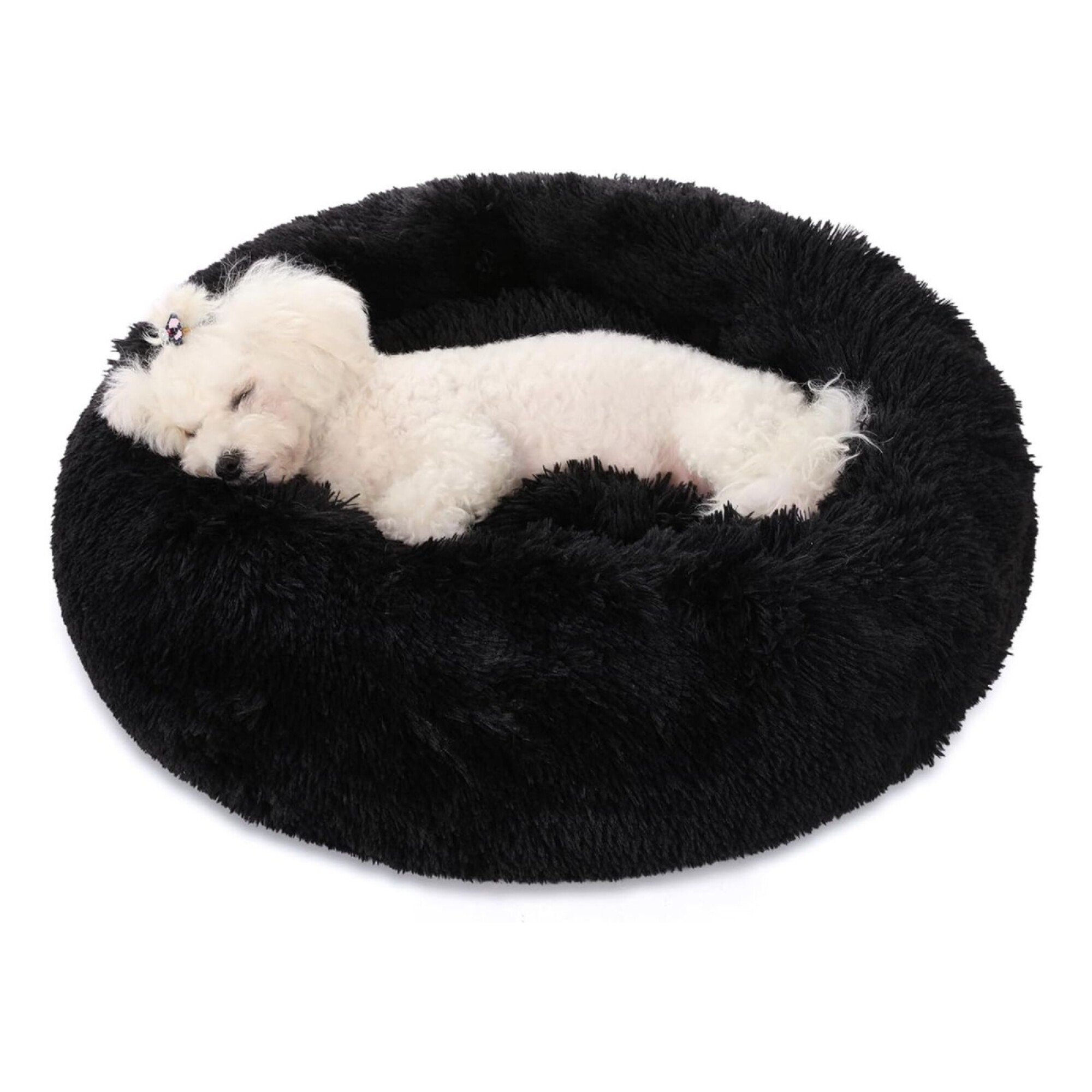 Cama Para Gato Cucha Puff Peluda C moda 50 Cm Mascota Color