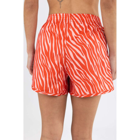 Short estampado Rojo