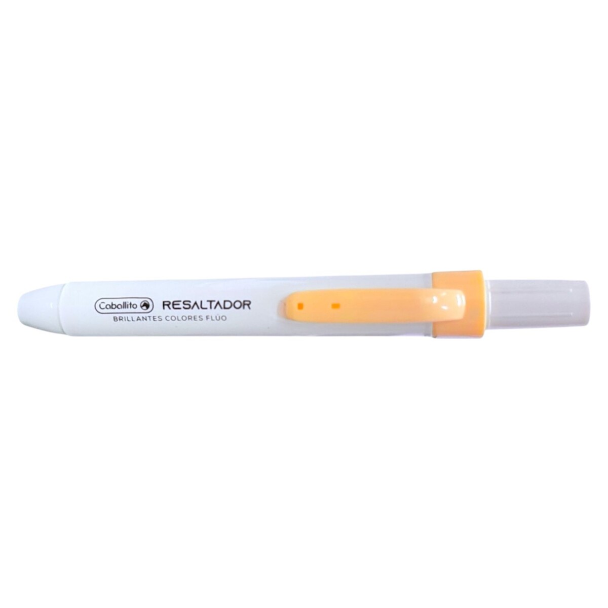 Resaltador Caballito Retractil x4 - Naranja 