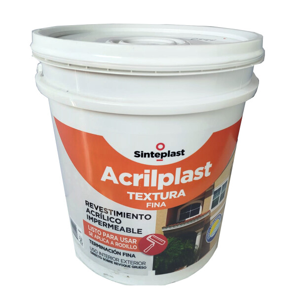 Revestimiento Acrilico Textura Fina Acriplast Blanco 25kg Revestimiento Acrilico Textura Fina Acriplast Blanco 25kg