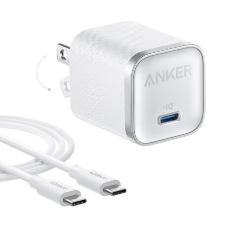 Cargador de pared Anker USB-C 45W White Cargador de pared Anker USB-C 45W White