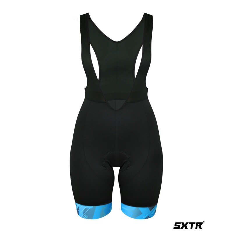 Calza Corta C/tiradores Sxtr Femenina Move Azul