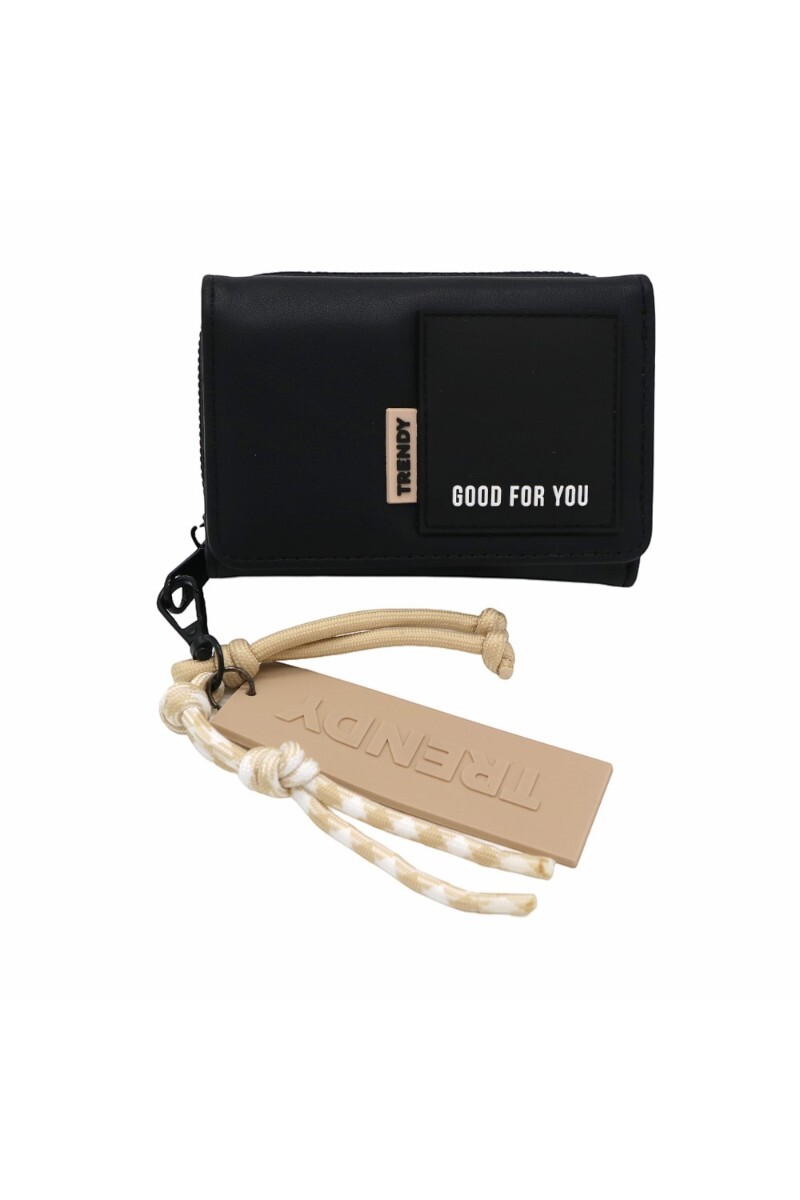 Billetera Trendy - Negro 