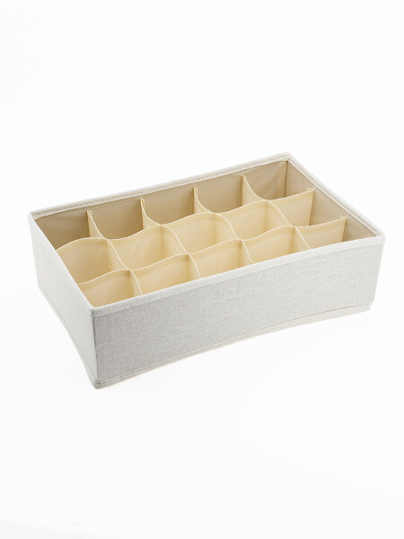 CAJA ORGANIZADORA ROPA INTERIOR NATURAL