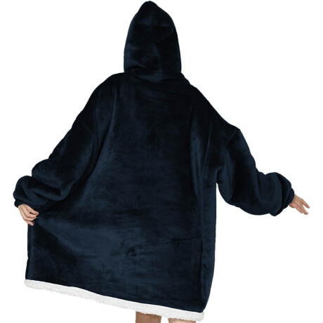 Manta Buzo Poncho Canguro Polar C/ Capucha Corderito Vst007006