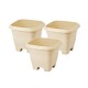 Set x3 maceta mediana cuadrada 4,3 lts ARENA