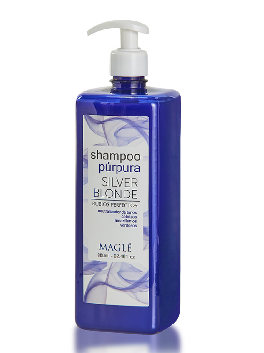 Shampoo matizador Silver Blonde Maglé - 960 ml 