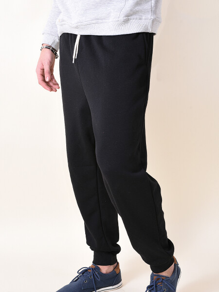 PANTALON DEPORTIVO ROCCO MIX NEGRO