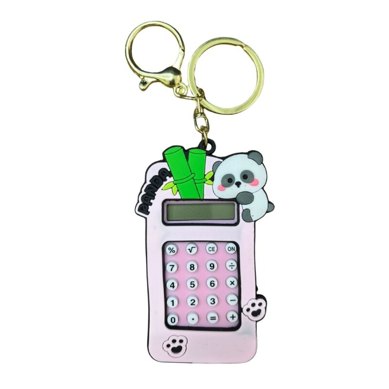 LLAVERO CALCULADORA DE PANDA • 13cm LLAVERO CALCULADORA DE PANDA • 13cm