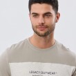 T-SHIRT LEGACY 6166 M.C outwear BEI AZU