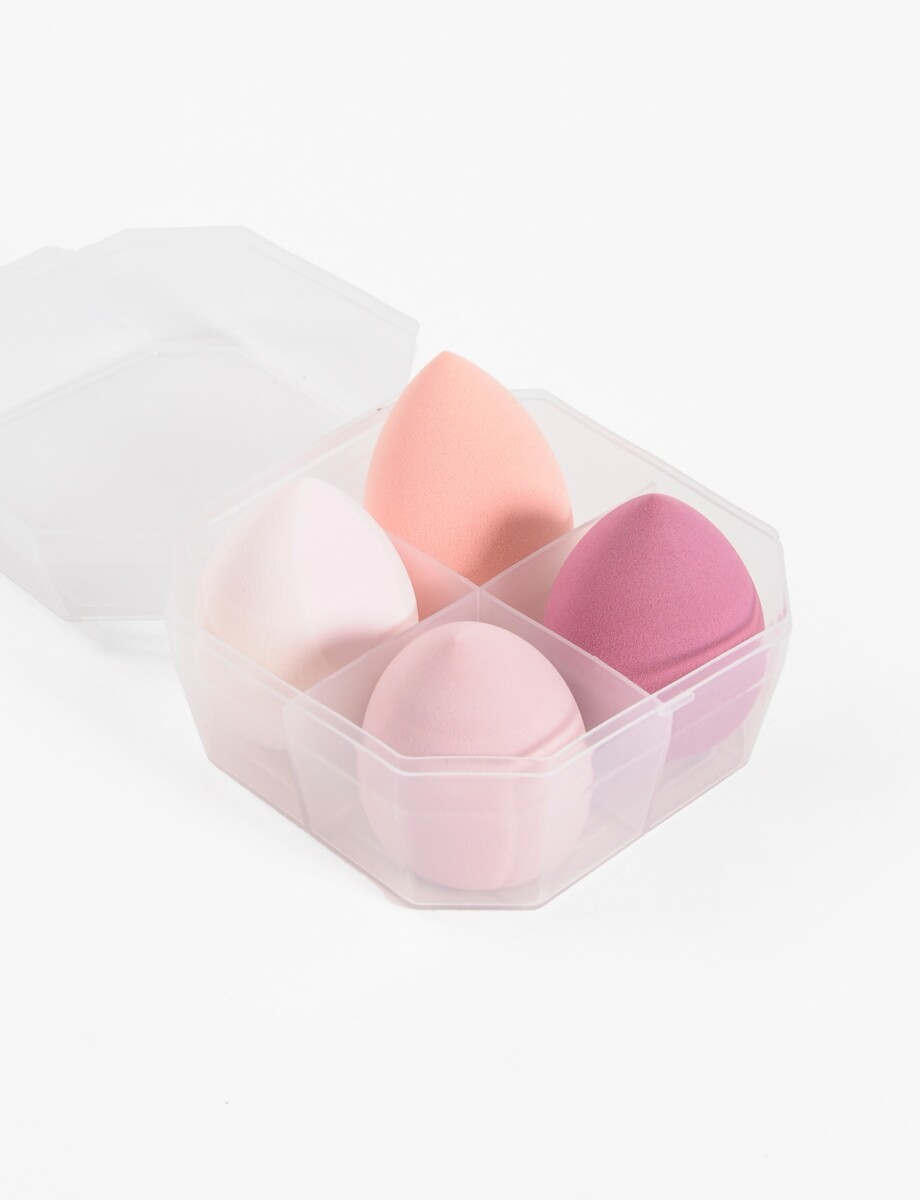 Set de esponjas faciales - rosado 