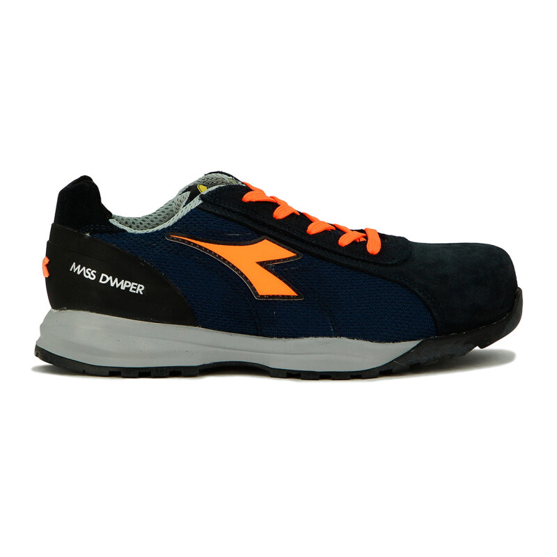 Zapato De Seguridad Diadora Utlity S1p Hro Src Marino-naranja