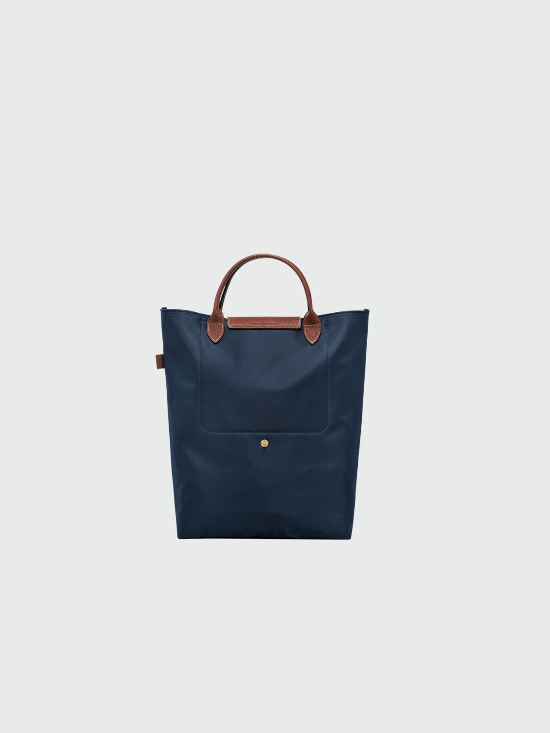 Longchamp - Cartera Tote plegable, de nylon y asa corta, Le pliage M Azul