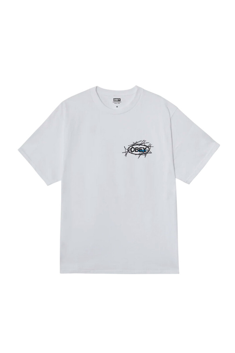 OBEY SCRIBBLE STARS Blanco