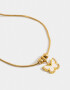Pulseras Flexibles Acero quirúrgico Pulsera Flexible Acero Quirúrgico Con Dije - Dorado