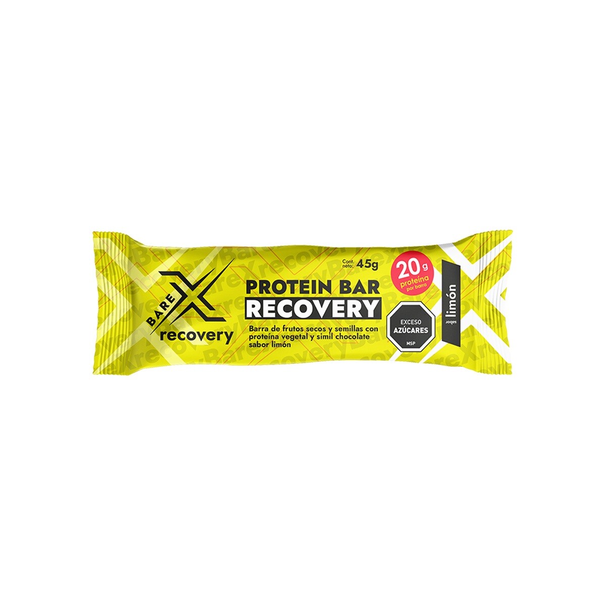 Barra De Proteina Barex Sabor Limón 