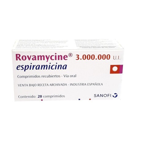Rovamicine 3 Mui x 20 COM Rovamicine 3 Mui x 20 COM