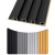 Pack x100 Wpc Simil Madera Wall Panel Lambrin 2.90m x 16.7cm Color Negro