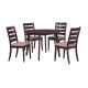 JUEGO COMEDOR 4 SILLAS VIOLETA AMBER JUEGO COMEDOR 4 SILLAS VIOLETA AMBER