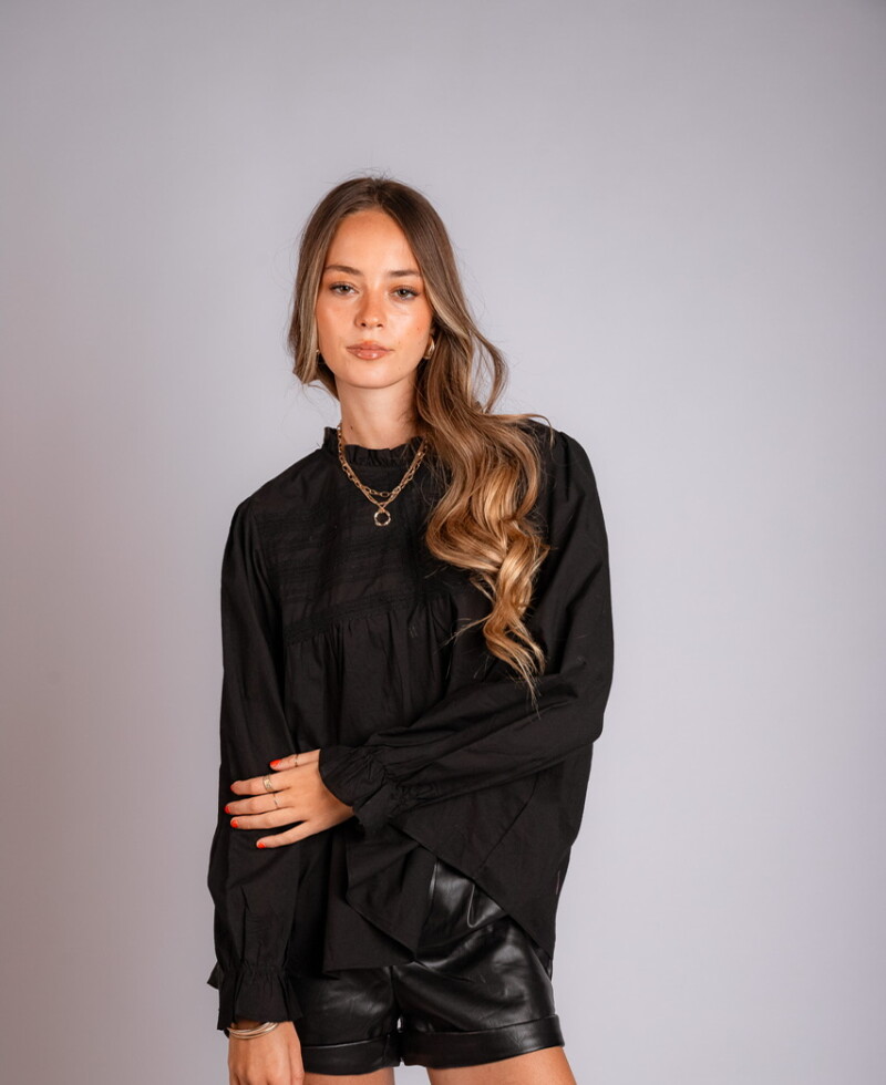 Camisa Agustina negro