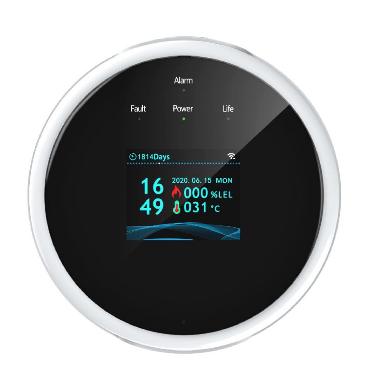 GS21 DETECTOR DE GAS Tuya Smart WIFI - BLANCO 