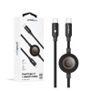 Cable Prodigee Dual Type-c + Apple Watch Cable 60W Cable Prodigee Dual Type-c + Apple Watch Cable 60W
