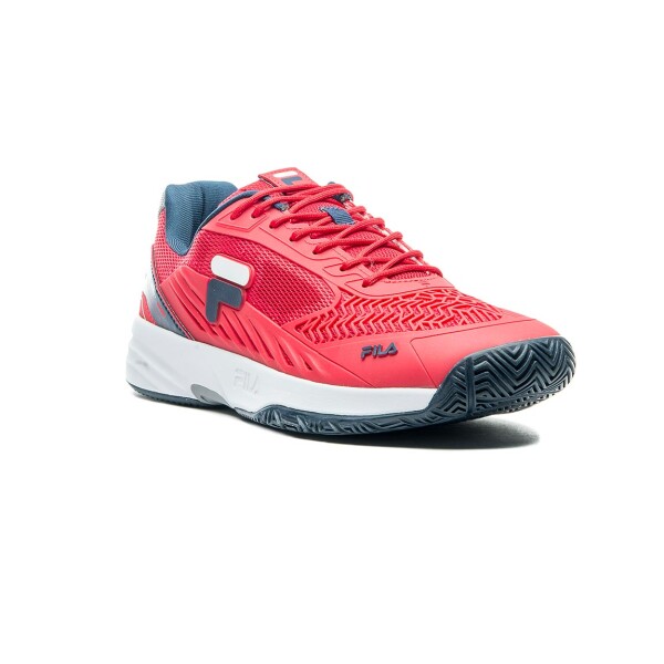 FILA Acer Champion de tenis para hombre - Rojo/Marino Rojo-Marino