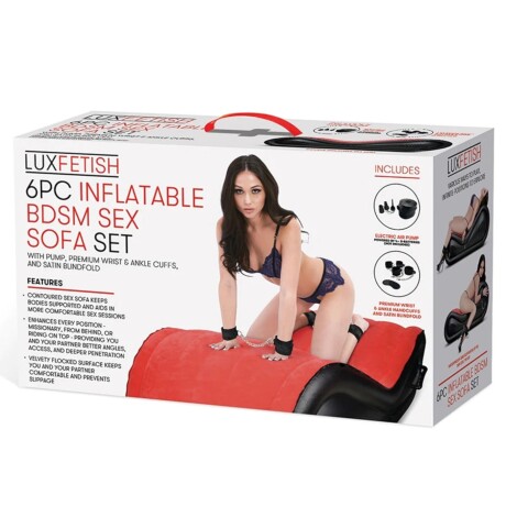 Sofá Sexual Inflable Set 6 Piezas Lux Fetish Sofá Sexual Inflable Set 6 Piezas Lux Fetish