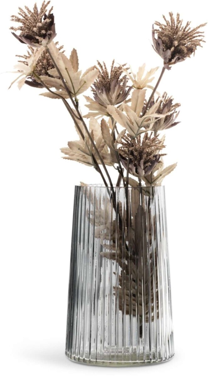 Jarron Roy Ø13Xa20Cm - Gris 