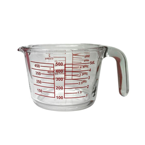 Jarra Medidora de Vidrio 500 ml