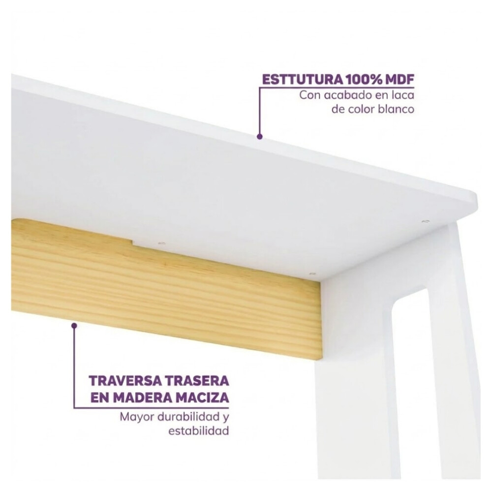 Escritorio Madera y MDF - Petit Escritorio Madera y MDF - Petit