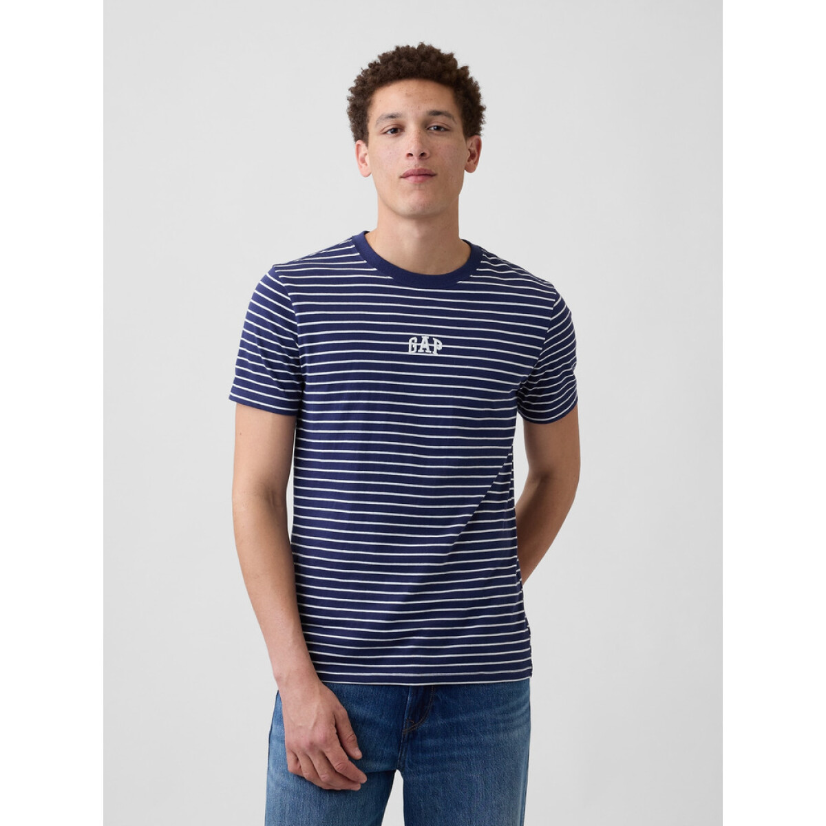 V-FRCH MINI LOGO TEE - MILITARY BLUE 
