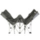 Catre plegable reforzado 160 kg + Bolso camping GRIS