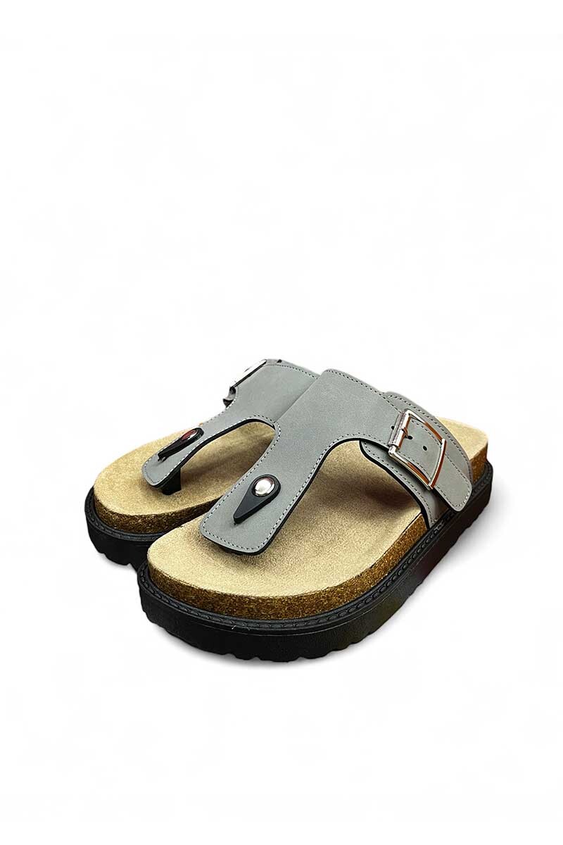 SANDALIA BETTINA SUPER OJOTA BT106 Gris