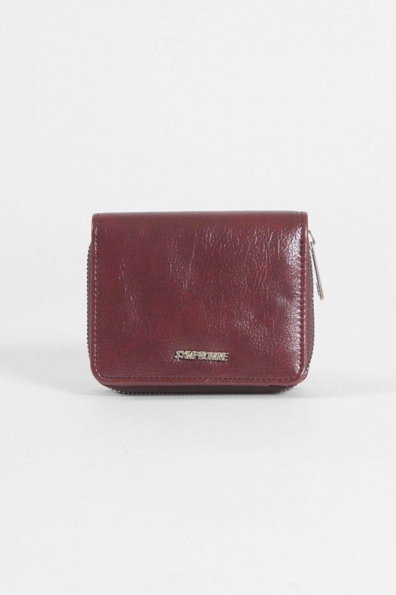 Billetera flap compartimentos bordo