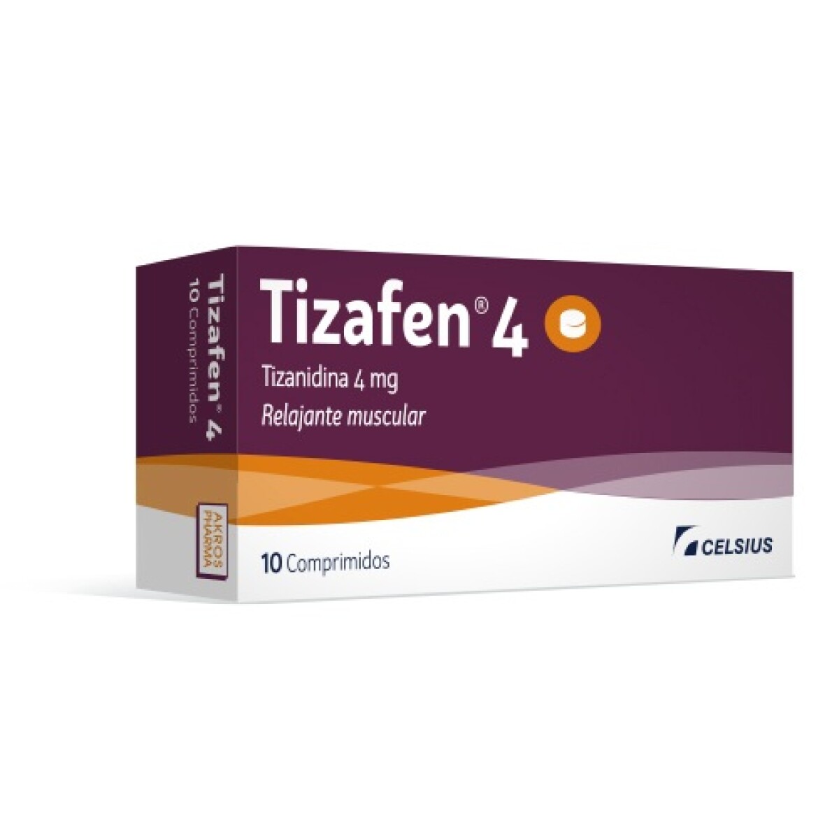 Tizafen 4 mg 10 Comprimidos 
