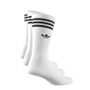 Medias High Crew Sock Unisex Blanco