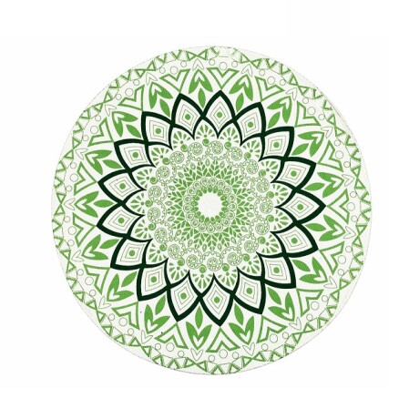 ALFOMBRA TEJIDA PERSA REDONDA 60CM DE DIAMETRO VARIOS DISEÑOS 001