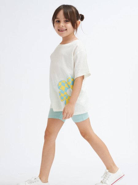 Legging liviana corta Verde Agua