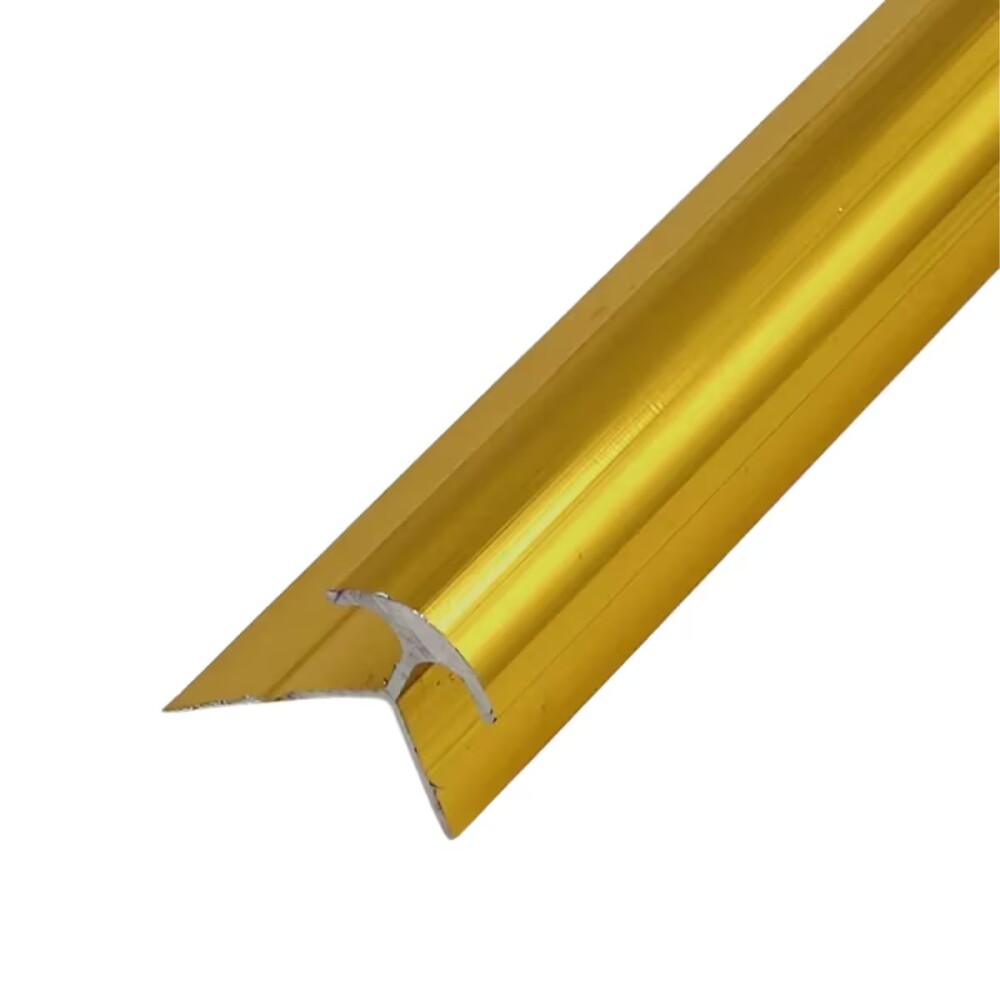 Esquinero exterior placa pvc 3mm Dorado Esquinero Exterior Placa Pvc 3mm Dorado