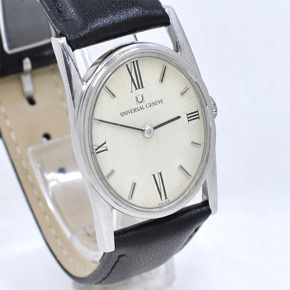 Universal Geneve Dama 1970'S Movimiento Manual, Acero Inoxidable Universal Geneve Dama 1970'S Movimiento Manual, Acero Inoxidable