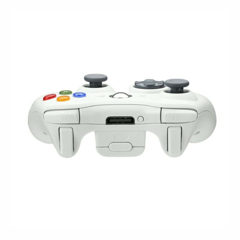 Joystick inalámbrico Genérico para Xbox 360 y PC Blanco Joystick inalámbrico Genérico para Xbox 360 y PC Blanco