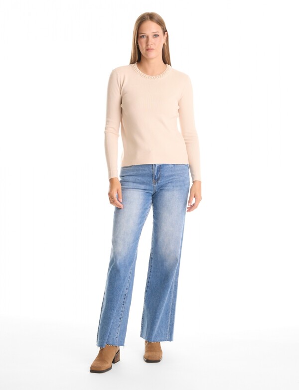 Buzo Perlas BEIGE