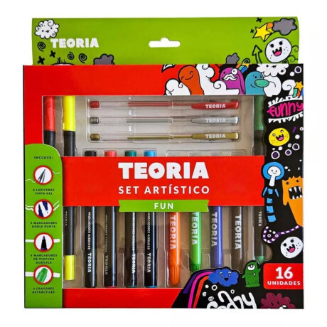 Set Artístico Fun Teoría x16 Set Artístico Fun Teoría x16