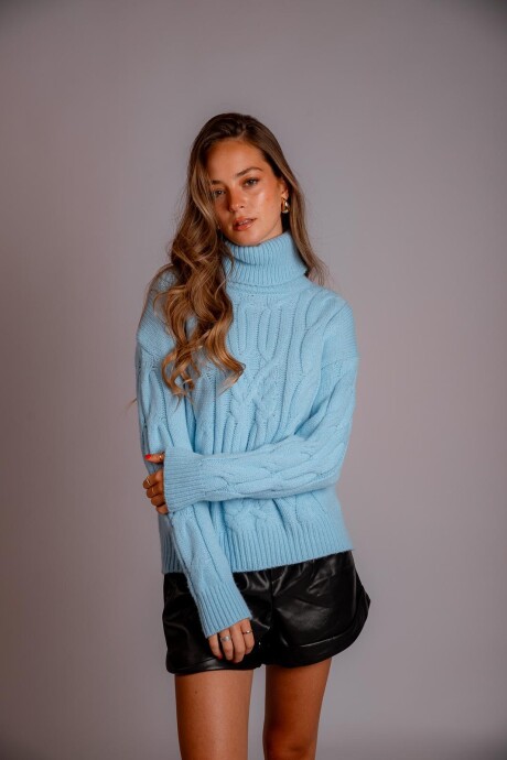 Polera TANA Celeste