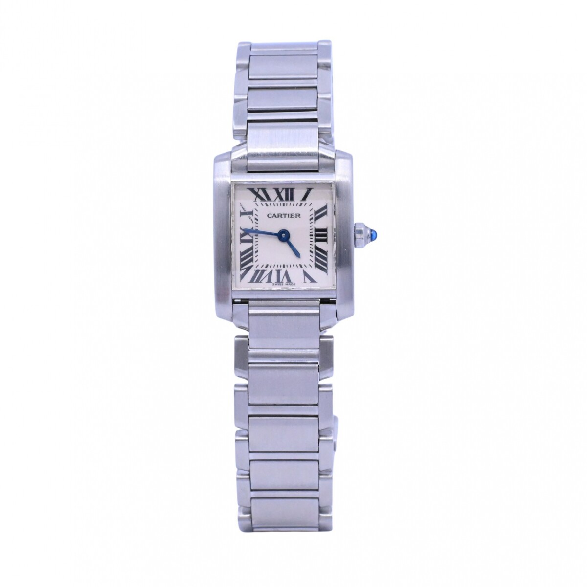 Cartier Tank Francaise modelo 2384 quartz de acero. 