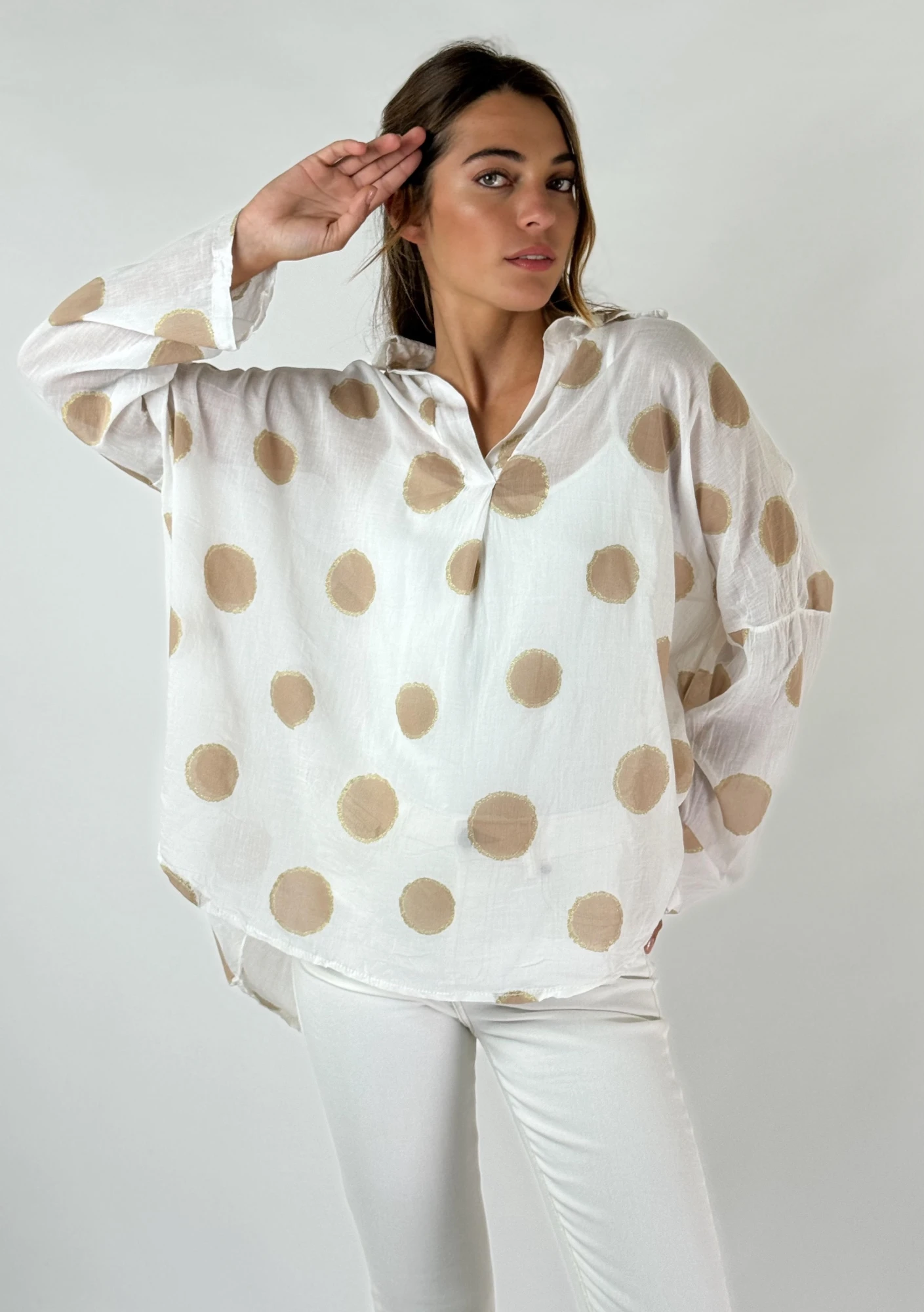 BLUSA LUNA beige talle unico