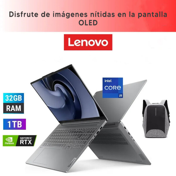 Laptop Lenovo Pro 5 Ultra 9 32gb Ram 1tb Ssd Rtx4050 NOTEBOOK LENOVO 16IMH9 ULTRA 9/32/1/4050