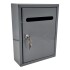 Buzon Cartero Metálica Buzonera Para Reja Puerta Adelante Color Variante Gris