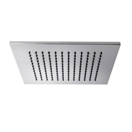 GRIFERIA ROSETA CUADRADA 20CM SLIM CROMO BRILLO PARA BAÑO CROMO